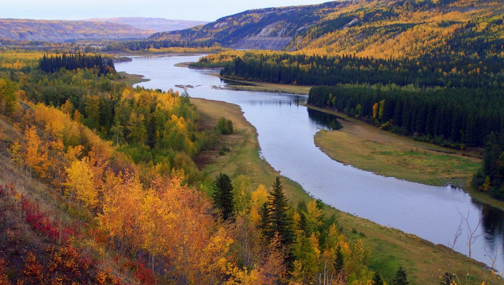 Peace River in the Fall