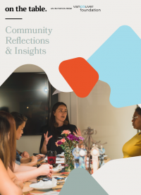 On The Table Community Reflections and Insights Report cover