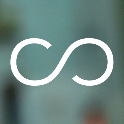 Placeholder image of infinity sign in place of Sarah VanderPloeg's headshot