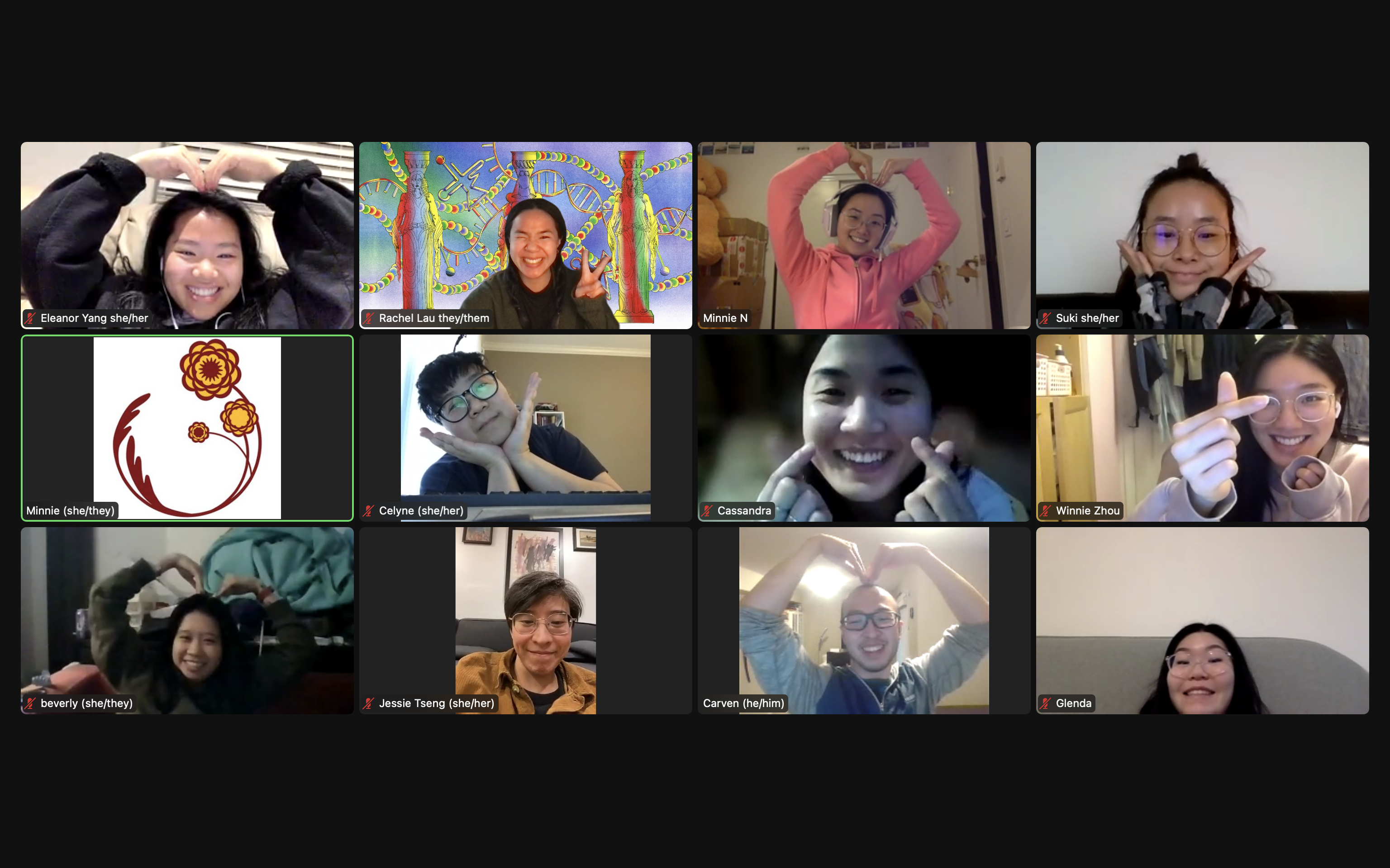 Sticky Rice Collective hosts a Zoom gathering.