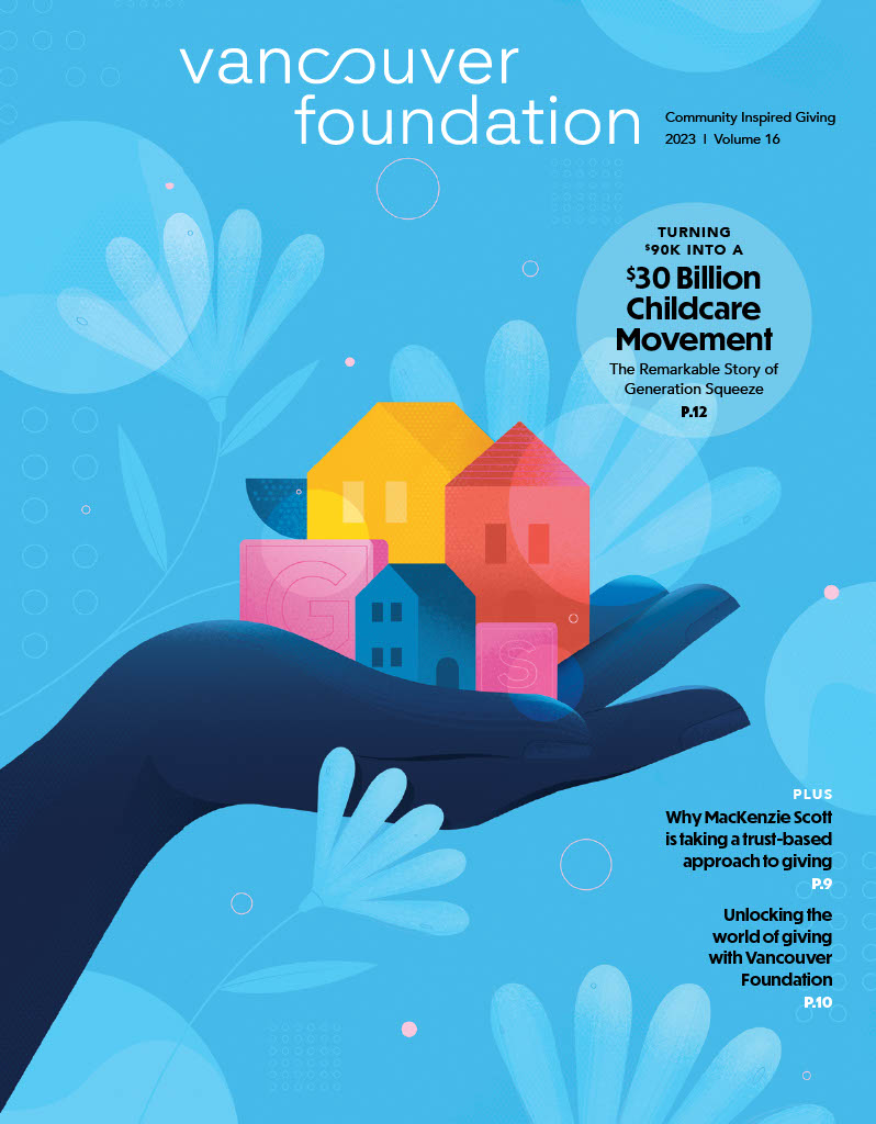 Cover of Vancouver Foundation 2023 magazine