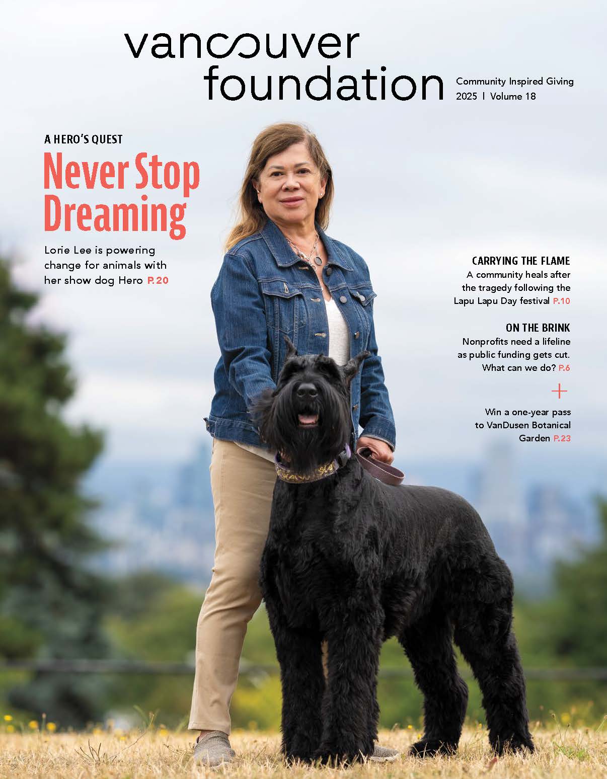 Vancouver Foundation Magazine 2025 Vancouver Foundation Magazine 2025 cover